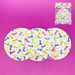 Plato Despedida De Soltera Colores 6 Unidades