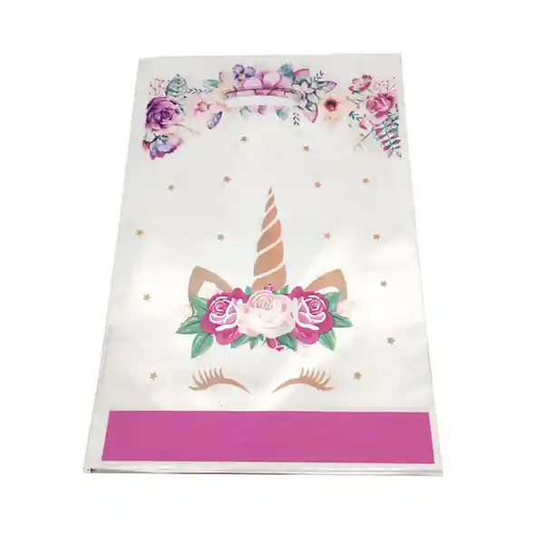 Bolsa De Dulces Unicornio Flor 6 Unidades