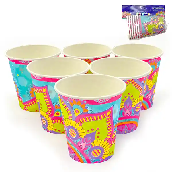 Vaso Mandala 6 Unidades