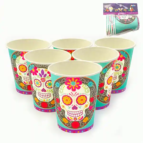 Vaso Catrina 6 Unidades