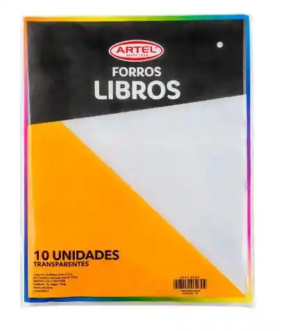 Bolsa 10 Forro Libro Universitario Transparente