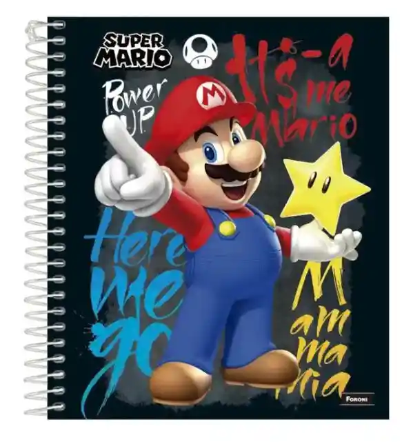Cuaderno Book Super Mario 120 Hojas 7mm