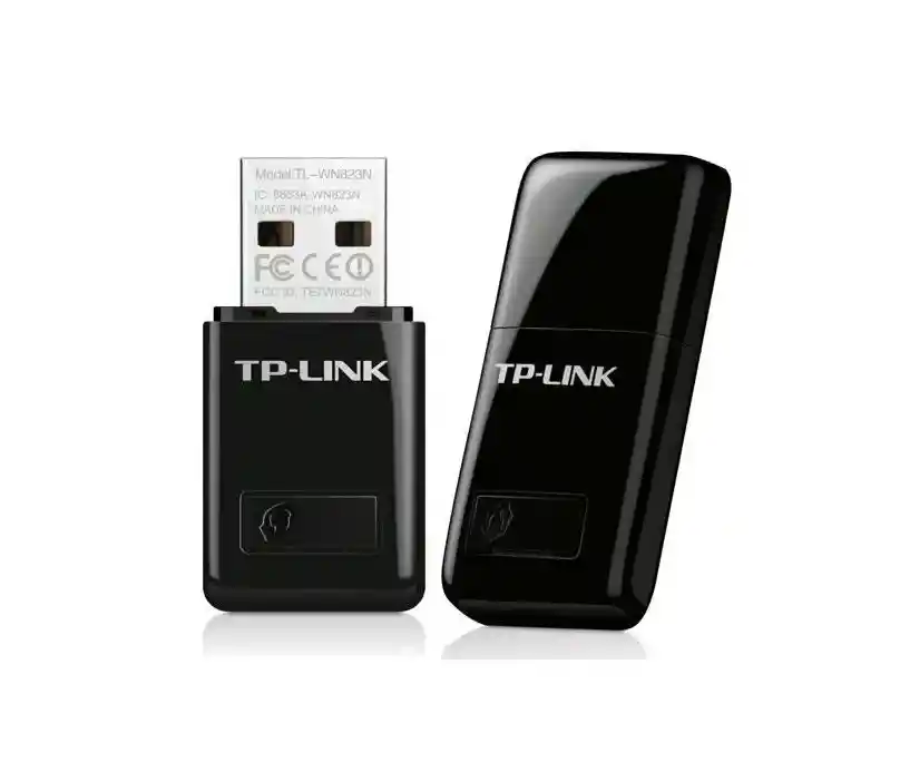 Adaptador Usb Wifi Tp-link N 300mbps Mini Black