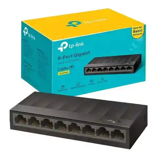 Switch Tplink Ls1008g 8-port 10/100/1000mbps Desktop Tp Link