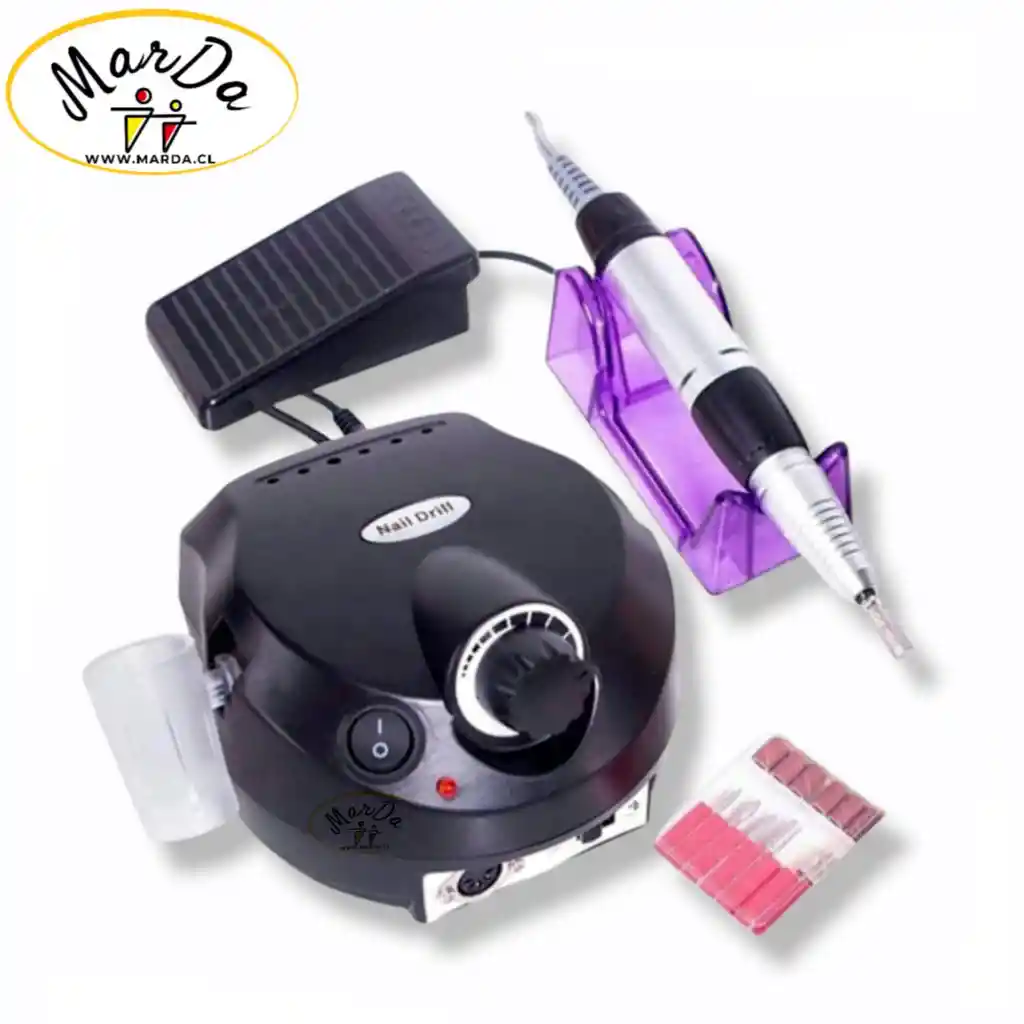 Torno Manicure Pedicure 30.000 Rpm Color Negro