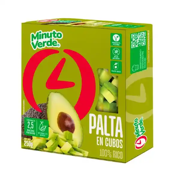 Minuto Verde Palta en Cubos