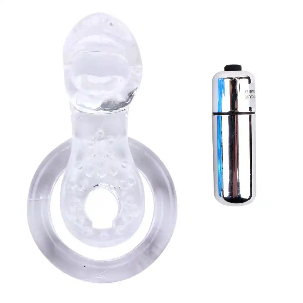 Anillo Vibrador Gk Power Chisa Transparente