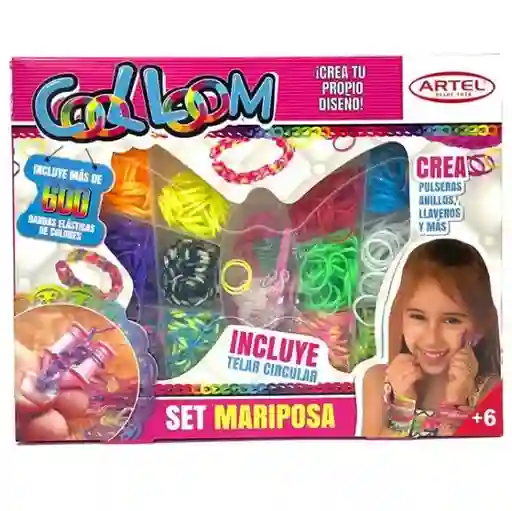 Set Loom Mariposa Crea Tus Propios Brazaletes, Anillos Y Accesorios