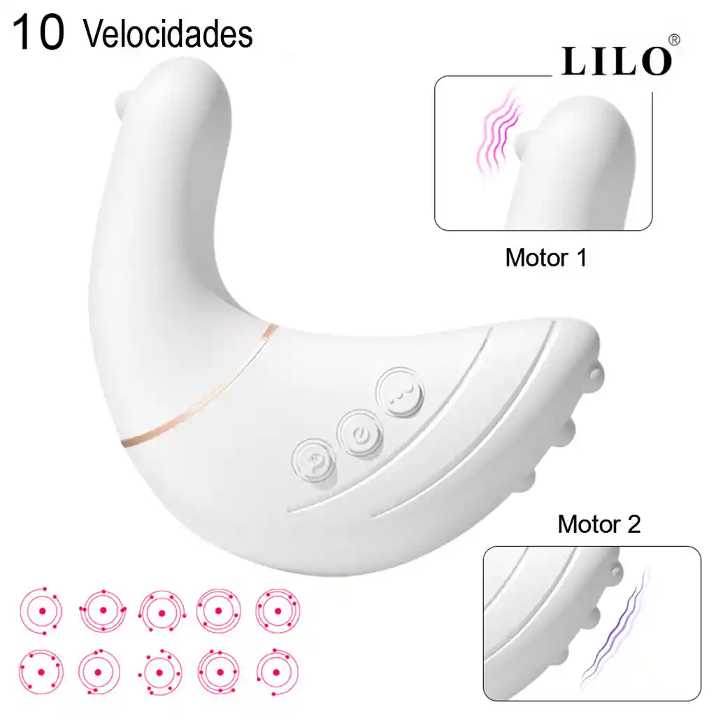 Vibrador Doble Motor Pigeon Lilo