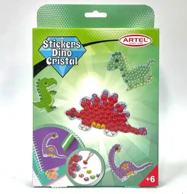 Stickers Crystal Dino Painting Artel