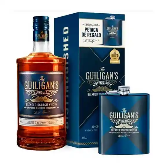 Whisky Guiligan's 750ml + Petaca