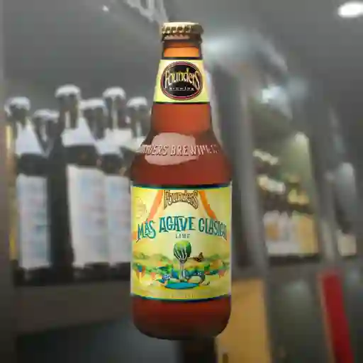 Founders Más Agave Lime (imperial Gose C/ Lima Tequila Barrel Aged) Botella 355cc
