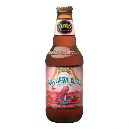 Founders Más Agave Prickly Pear (imperial Gose C/ Tuna Tequila Barrel Aged) Botella 355cc