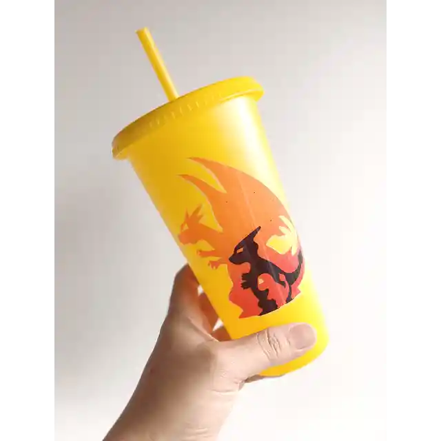 Vaso Tipo Starbucks Pokémon Charmander