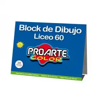 Block Liceo 60 20 Hojas 26,5x21 Cms Proarte