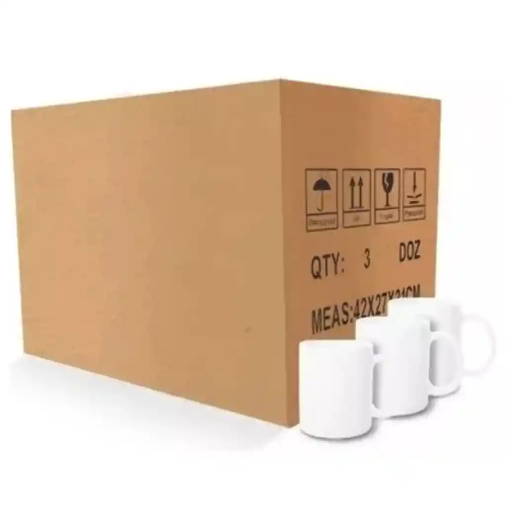 Caja De Tazas Para Sublimacion Orca