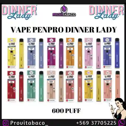 Vape Dinner Lady 600 Puff