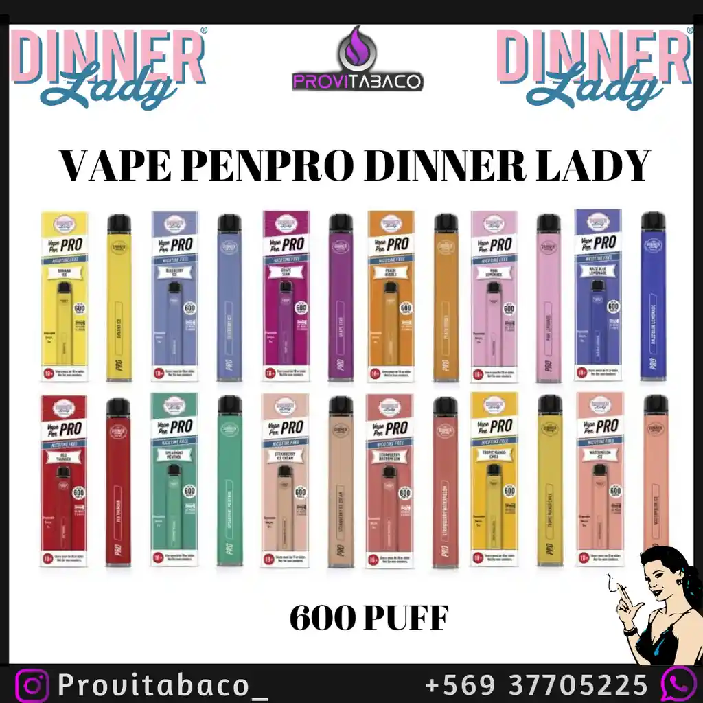 Vape Dinner Lady 600 Puff