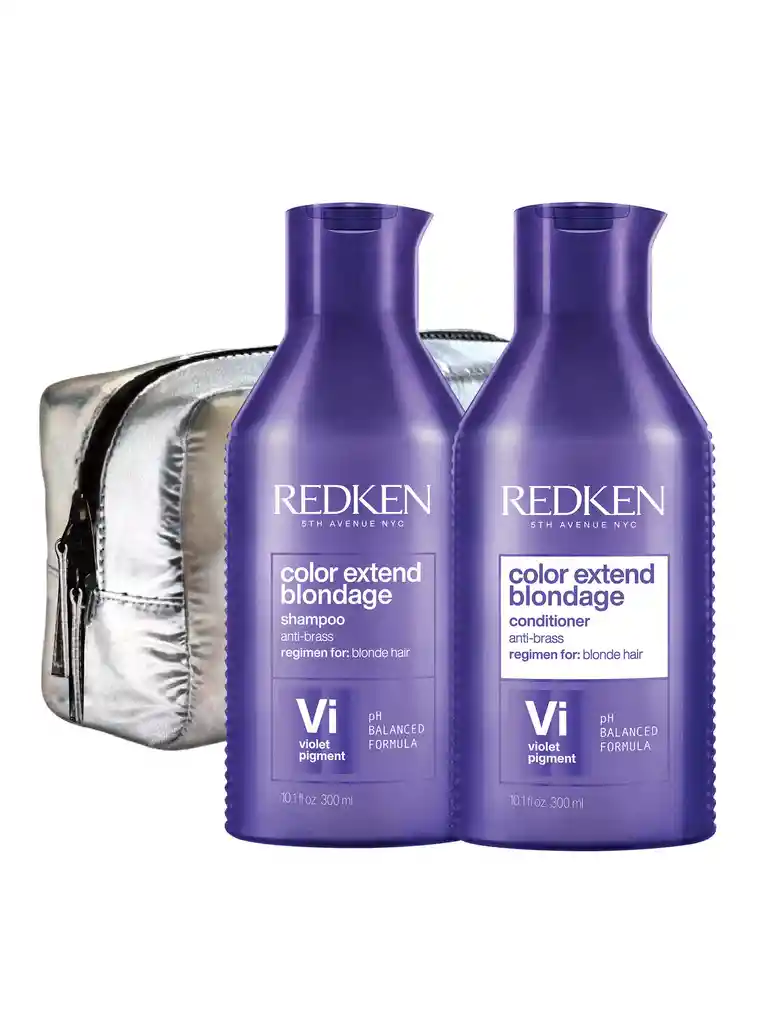 Redken Blondage Duo Shampoo Y Acondicionador Más Cosmetiquero