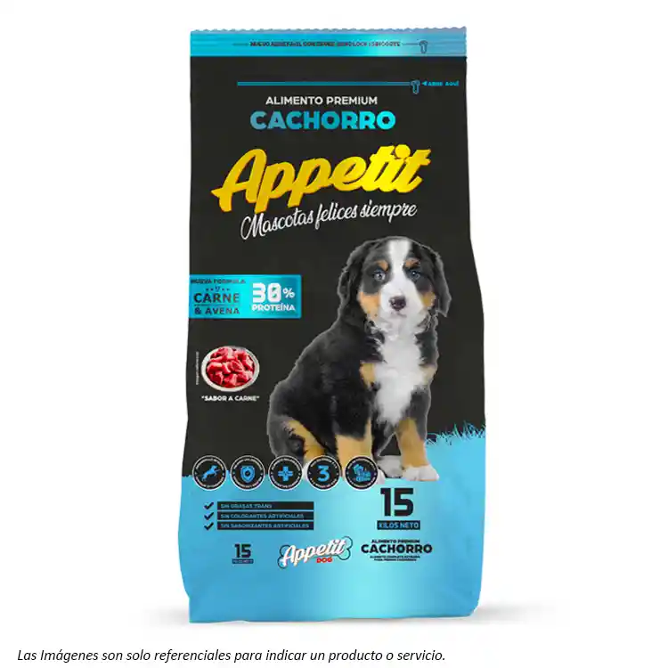 Appetit Cachorros - Carne Y Avena 15kg