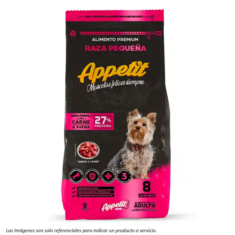 Appetit Perro Adulto Razas Pequeñas - Carne Y Avena 8kg