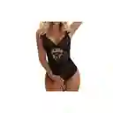 Body De Encaje Con Abertura - Talla Xl