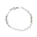 Pulsera Calada Plata Fina 925 19cm