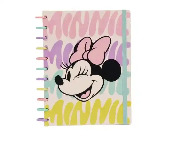 Cuaderno Discos Carta Minnie Mouse