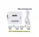 Adaptador Vga A Hdmi Hdtv Convertidor Vga Hembra A Hdmi Hembra Con Audio Jack 3.5 Cuadrado