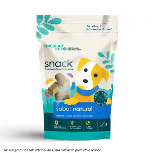 Circular Pet Snack Para Perro Sabor Natural - Insecto 120g