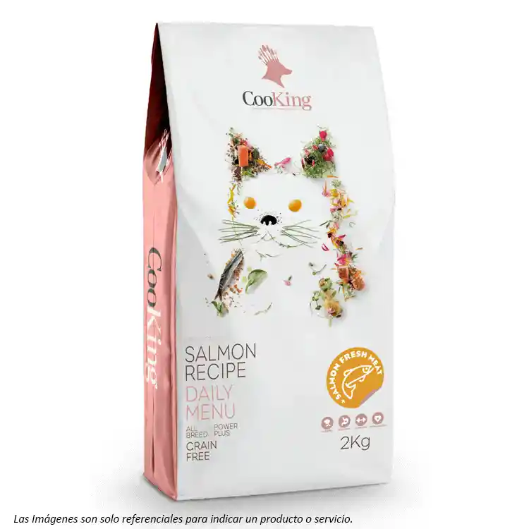 Cooking Gato Adulto - Salmón Gf 8kg