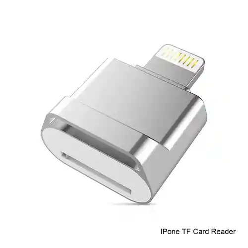 Adaptador Para Iphone Ligthning A Lector Tarjeta Memoria Para Iphone A Micro Sd