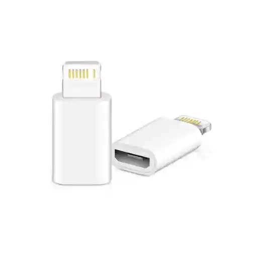 Adaptador Para Iphone Lightning Otg De 8 Pines Macho A Micro Usb V8 Hembra Conector Hembra