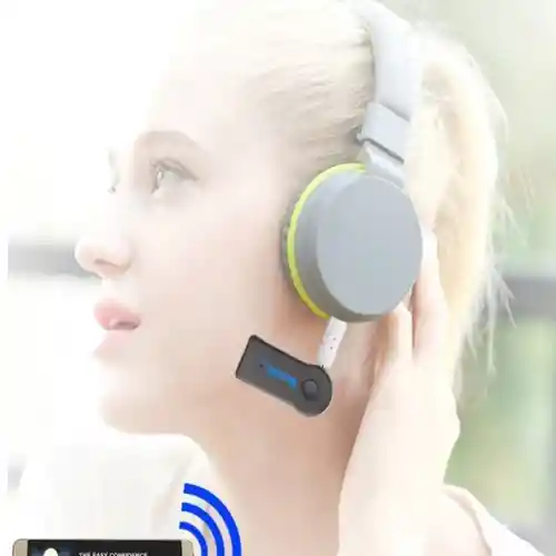 Adaptador Transmisor Receptor Bluetooth Auxiliar Radio Auto Audifonos Carro Jack 3.5 Plug Cuadrado/redondo Basico