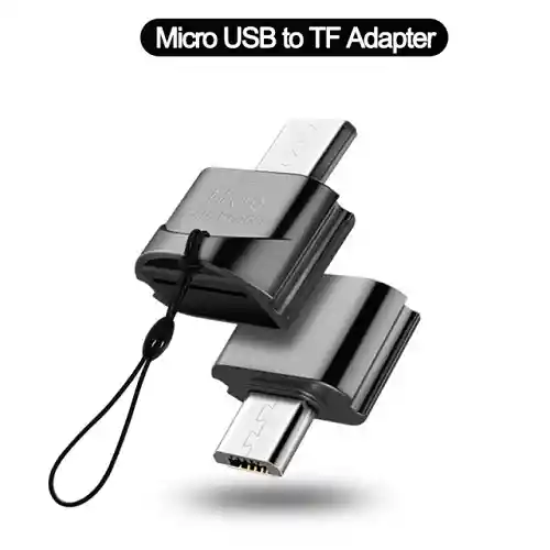 Adaptador Micro Usb A Lector Tarjeta De Memoria Micro Sd Para Celulares Porta Memoria Android, Samsung, Huawei, Etc.