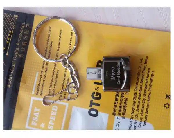 Adaptador Micro Usb A Lector Tarjeta De Memoria Micro Sd Para Celulares Porta Memoria Android, Samsung, Huawei, Etc.