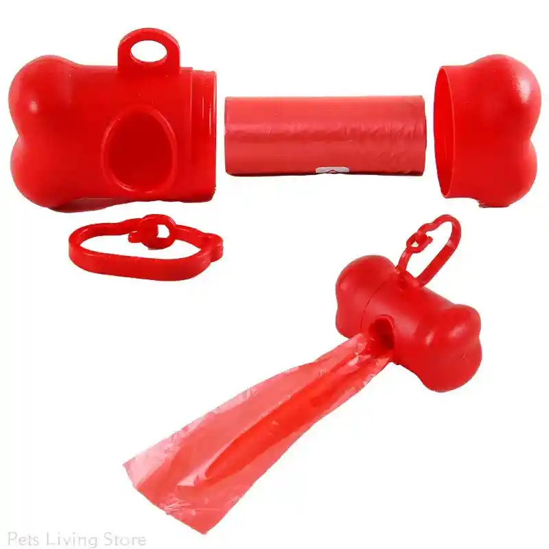 Dispensador Con 1 Bolsas Para Mascotas