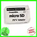 Adaptador Micro Sd Ps Vita, Adaptador De Ranura Para Tarjeta Memoria Sd Sd2vita Psvita