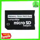 Adaptador Micro Sd Para Psp Portatil Memory Stick Pro Duo Para Playstation Slim Cámara Sony