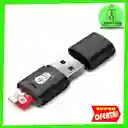 Adaptador Micro Sd A Usb Mini Muy Pequeño Lector Tarjeta De Memoria Sd A Usb Portamemoria