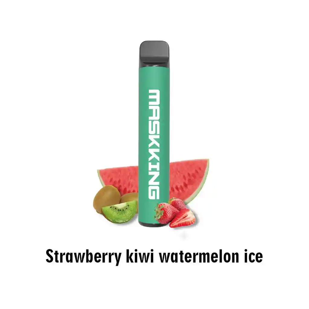 Vaper Strawberry Kiwi Watermelon Ice 2200+ Puffs 5% - Maskking