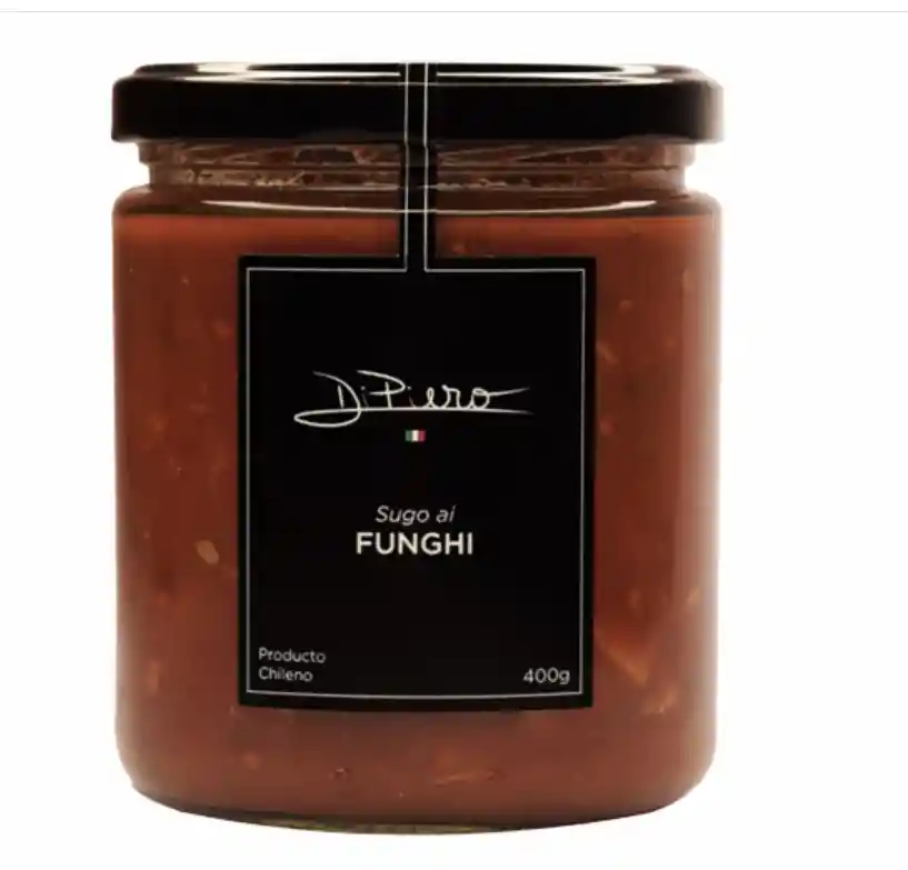 Sugo Ai Funghi (tomate Con Champiñones) 400 Grs.