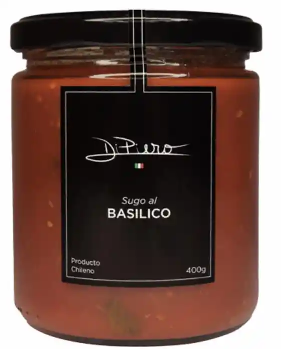 Sugo Al Basilico (tomate Con Albahaca) 400 Grs.