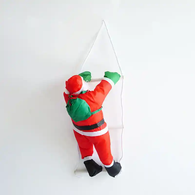 Viejo Pascuero Adorno Navidad Colgante Escalera 60cm