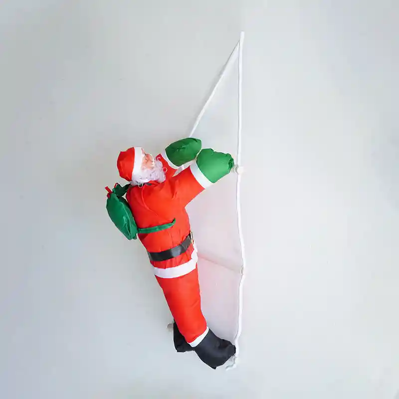 Viejo Pascuero Adorno Navidad Colgante Escalera 60cm