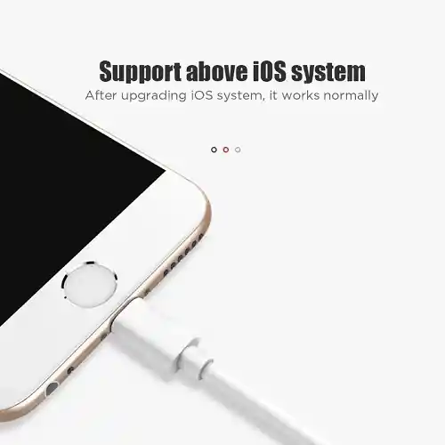 Adaptador Audífonos Para Iphone Sin Bluetooth Original Lightning Certificado A Cable Audio Jack 3,5 Auxiliar