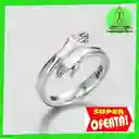 Anillo Abrazo Plata Real Sterlina 925 Abrazo Amor Joyeria Fina Retro Anillo De Moda