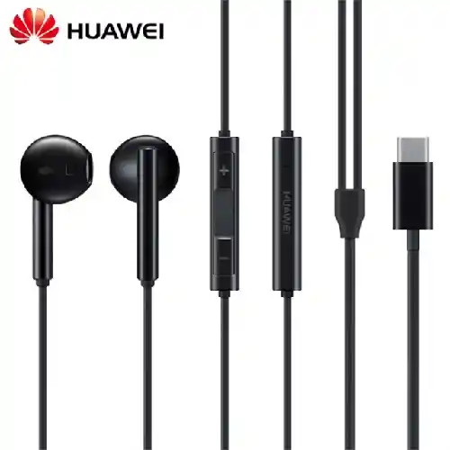 Audífonos Con Cable Tipo C Huawei Cm33 Convencionales Con Micrófonos Y Manos Libres