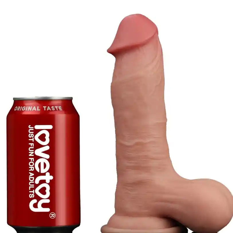 Dildo Realista Con Piel Deslizante 7.8"