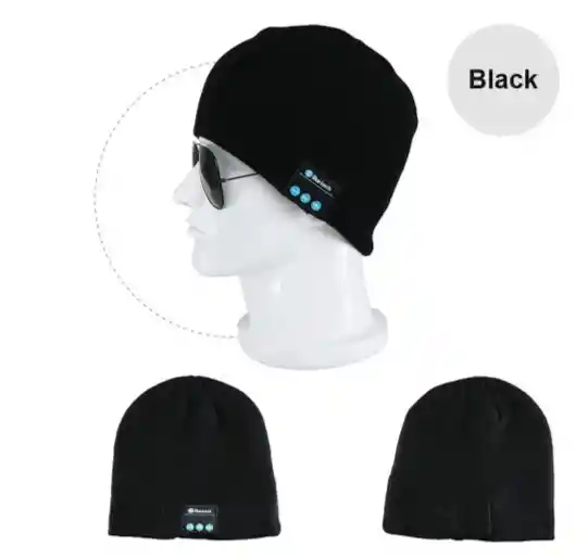 Audífonos Bluetooth Gorro Orginales Lana Auriculares Inalambricos Incluidos Gorra Tejida